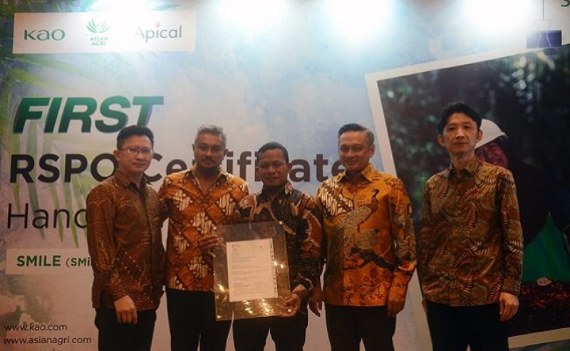 Kao, Apical & Asian Agri Celebrated the First RSPO Certificate