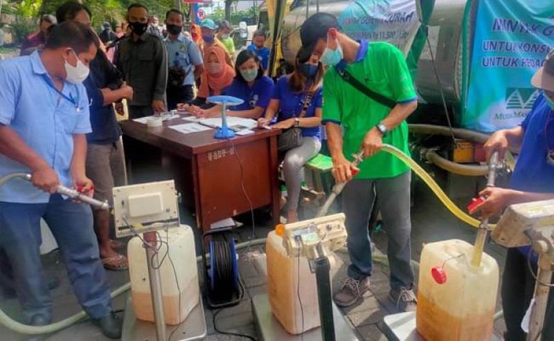 Bulk Palm Cooking Oil in Medan Is Rp 16.400/Liter